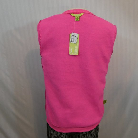 NWT 🆕️ MIKK Athletica Fleece Pullover Laced Yoga Top - Picture 10 of 15